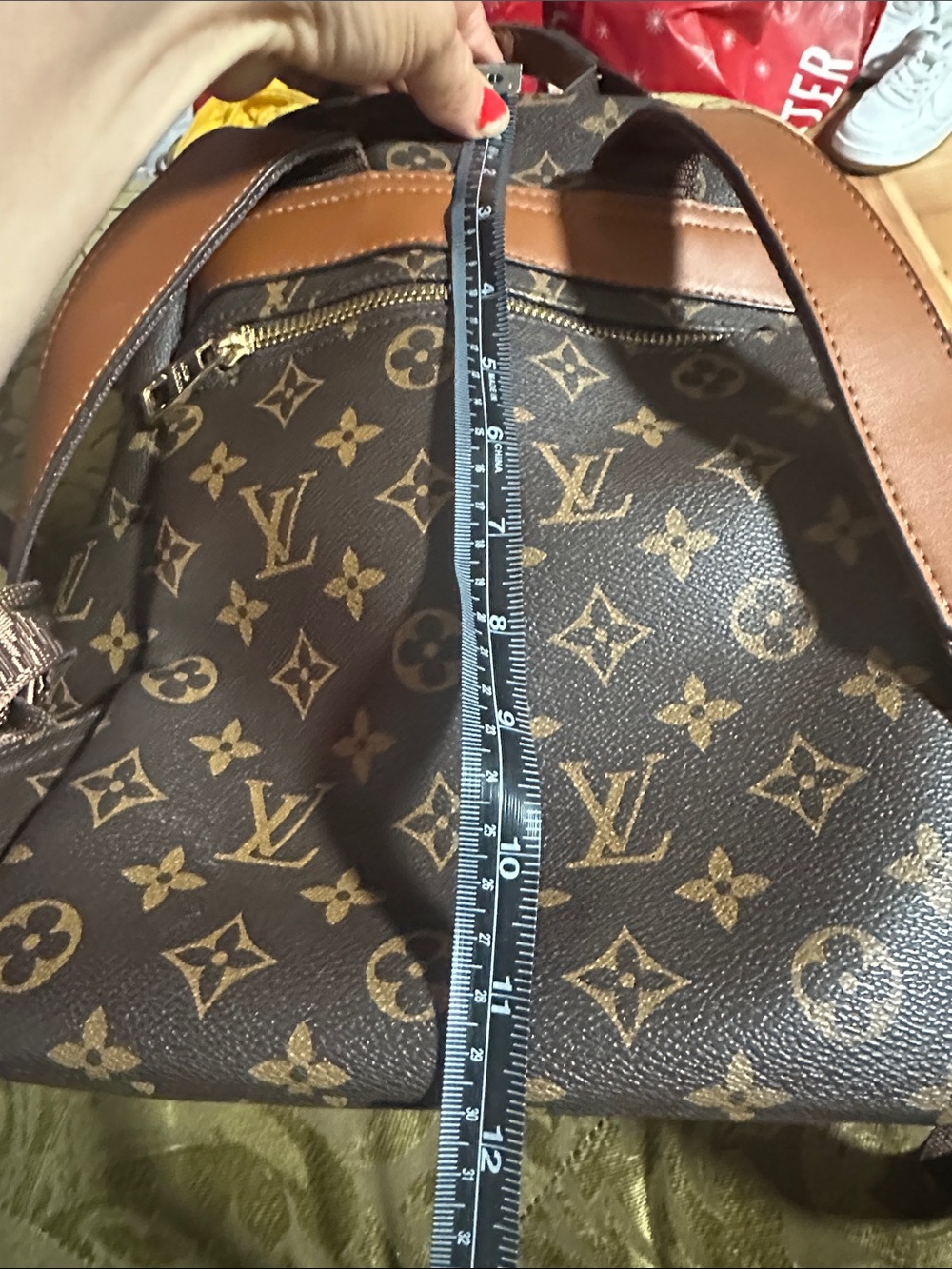 Source Unknown Brown Monogram Mini Backpack - Picture 4 of 5